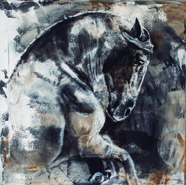 Original Abstract Expressionism Animal Paintings by Artem Usá