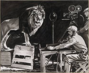 Original Realism Cinema Drawings by Ioannis Chatzichristos