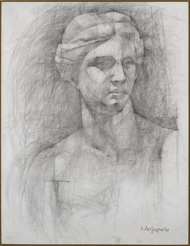 Study for Venus of Milos.Drawing.For Lovers of Ancient Classical Art. thumb