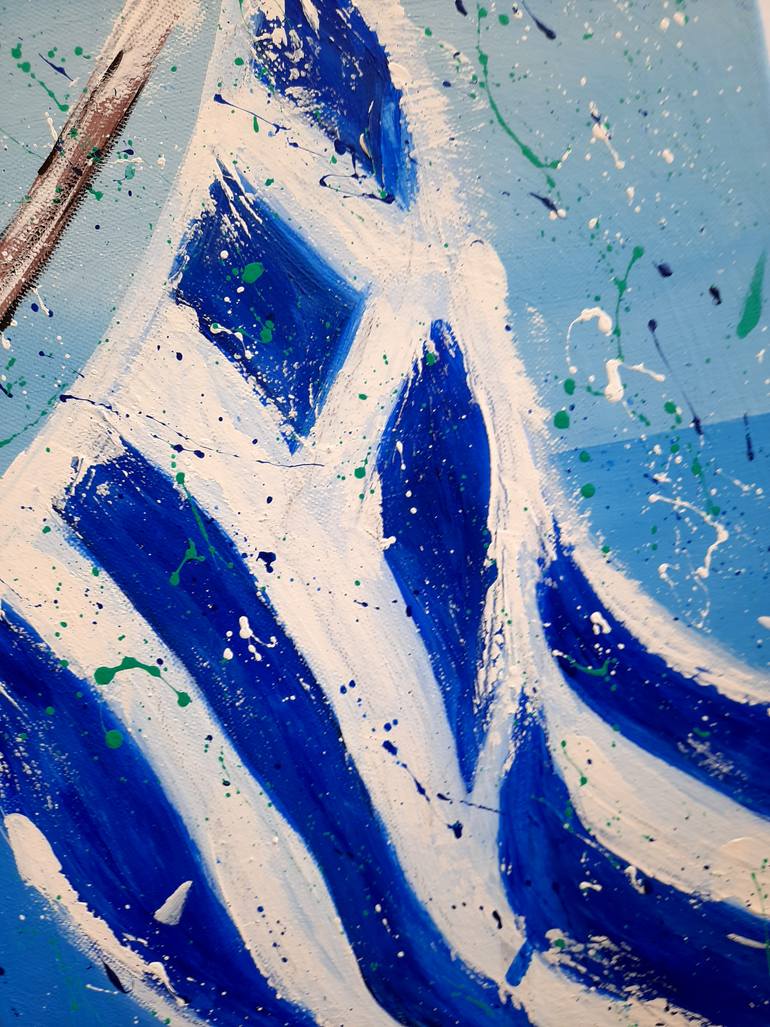 Original Abstract Painting by Elli Zarifi