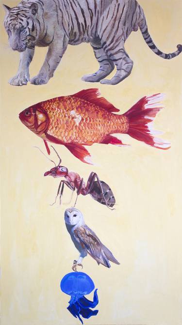 Print of Figurative Animal Paintings by Bruno Duque