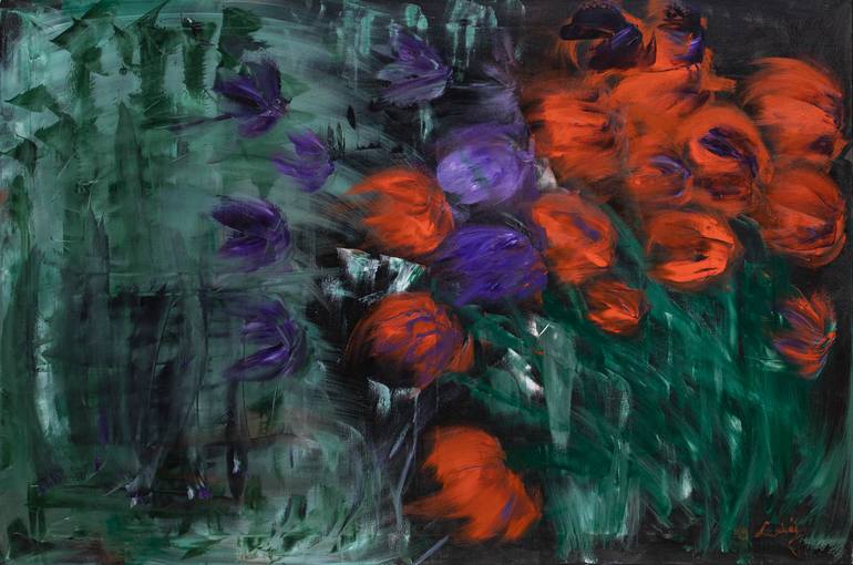Original Modernism Nature Painting by Gabi Lukéj