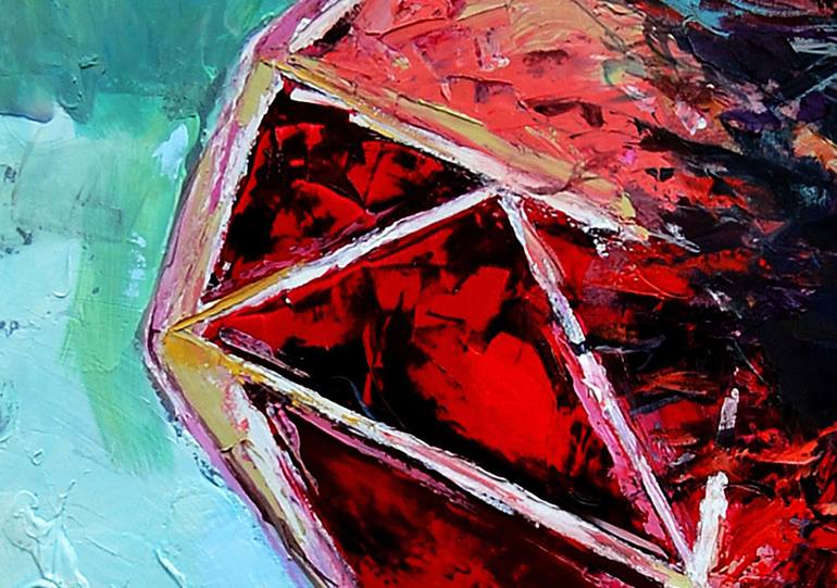 Original Contemporary Fantasy Painting by Frank David  Valdes Hernandez 