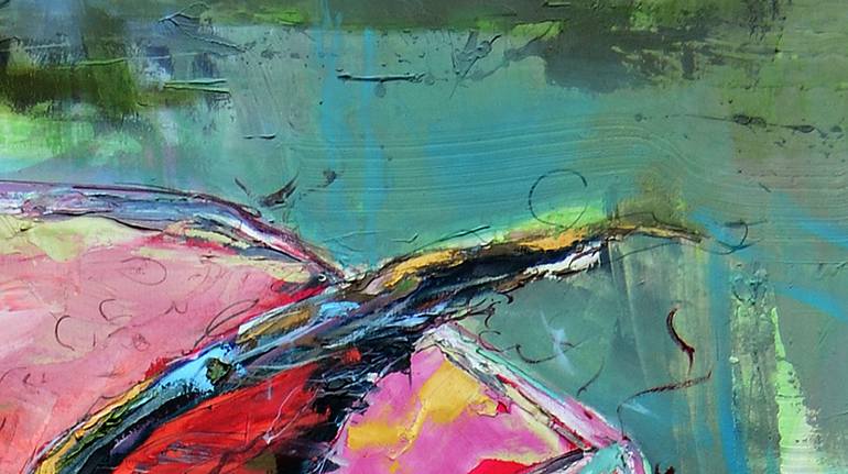Original Contemporary Fantasy Painting by Frank David  Valdes Hernandez 