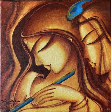 Original Contemporary Classical Mythology Painting by Uma Makala