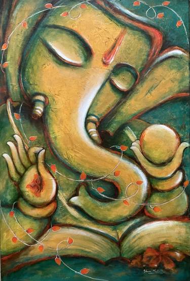 Original Contemporary Classical Mythology Painting by Uma Makala