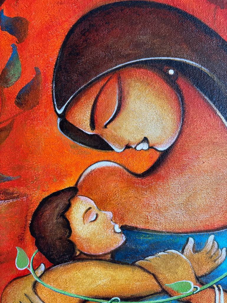 Original Conceptual Love Painting by Uma Makala