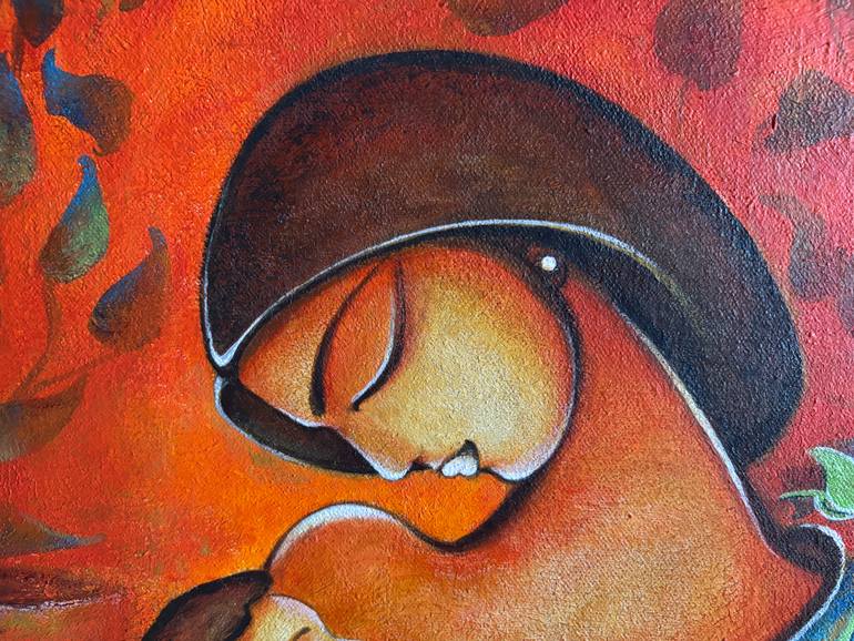 Original Conceptual Love Painting by Uma Makala