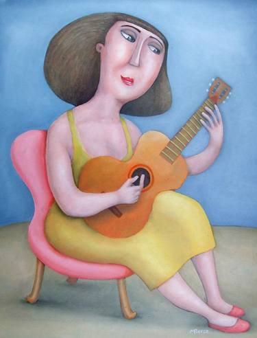 Lady Plays Guitar thumb