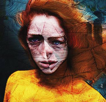 Original Abstract People Digital by Kristina Kale