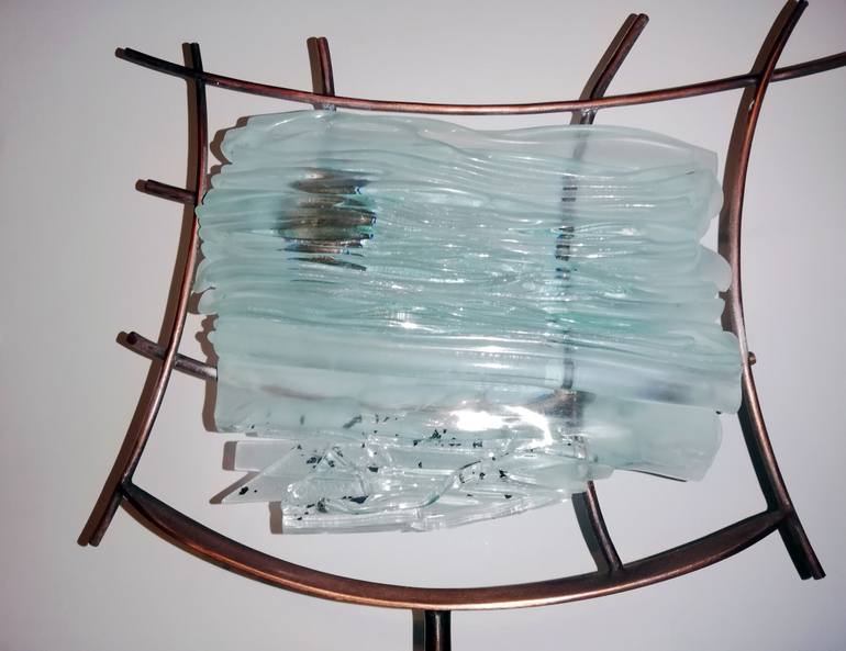 Original Abstract Expressionism Abstract Sculpture by Nicu Dumitrescu