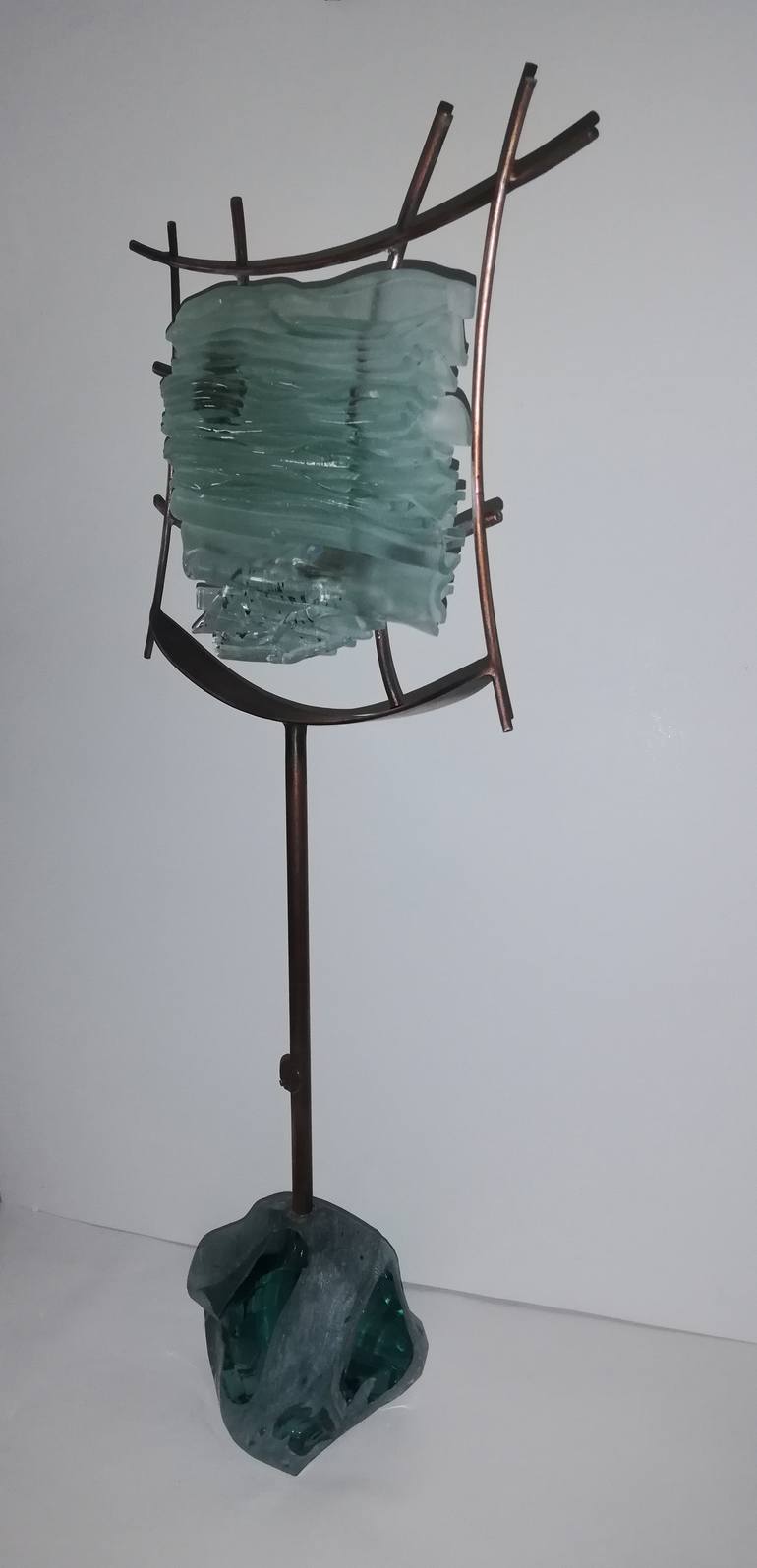 Original Abstract Expressionism Abstract Sculpture by Nicu Dumitrescu