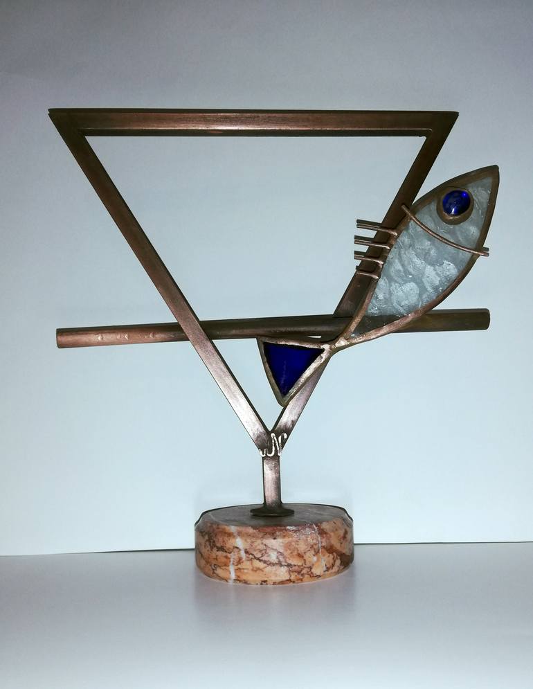 Original Abstract Water Sculpture by Nicu Dumitrescu