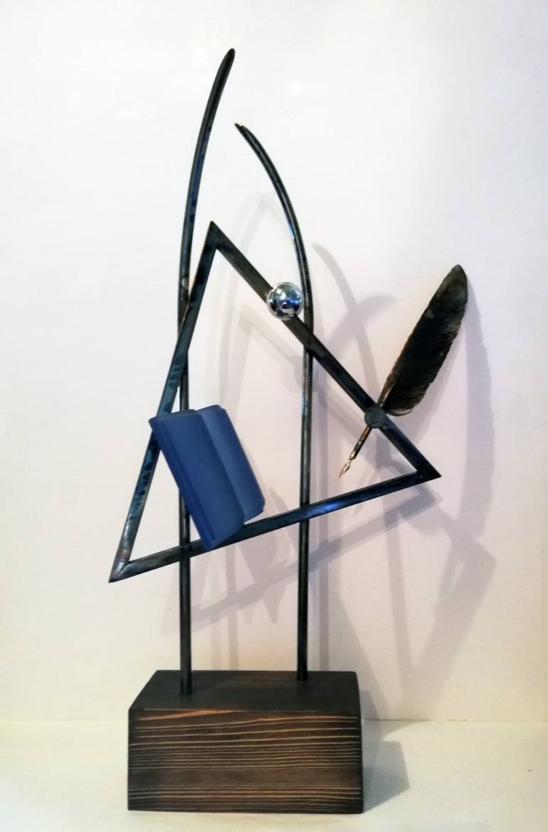 Original Abstract Expressionism Abstract Sculpture by Nicu Dumitrescu