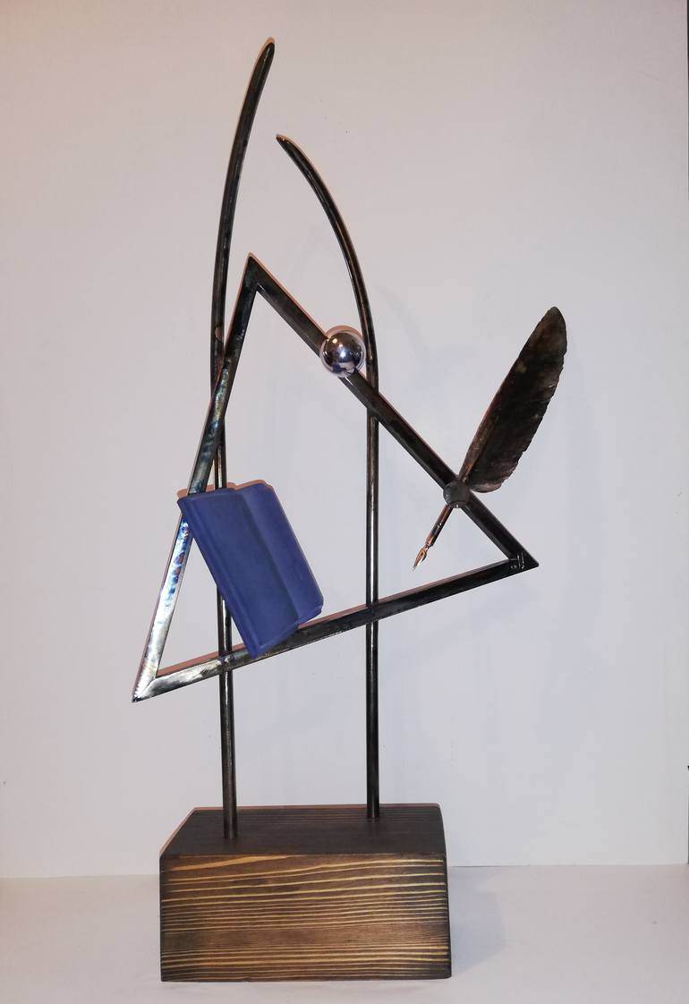Original Abstract Expressionism Abstract Sculpture by Nicu Dumitrescu