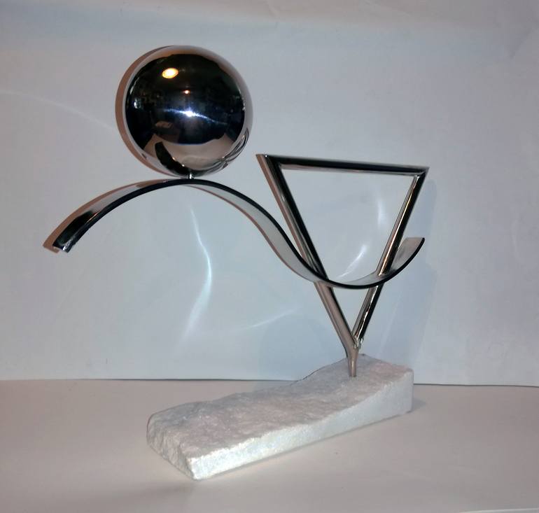Original Conceptual Abstract Sculpture by Nicu Dumitrescu
