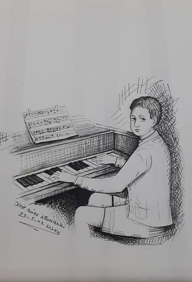 Print of Music Drawings by Dorotheos Antoniadis