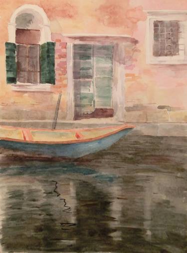 Original Realism Boat Paintings by Yulia Zuk