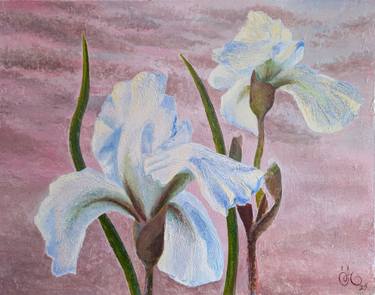 Original Expressionism Botanic Painting by Yulia Zuk