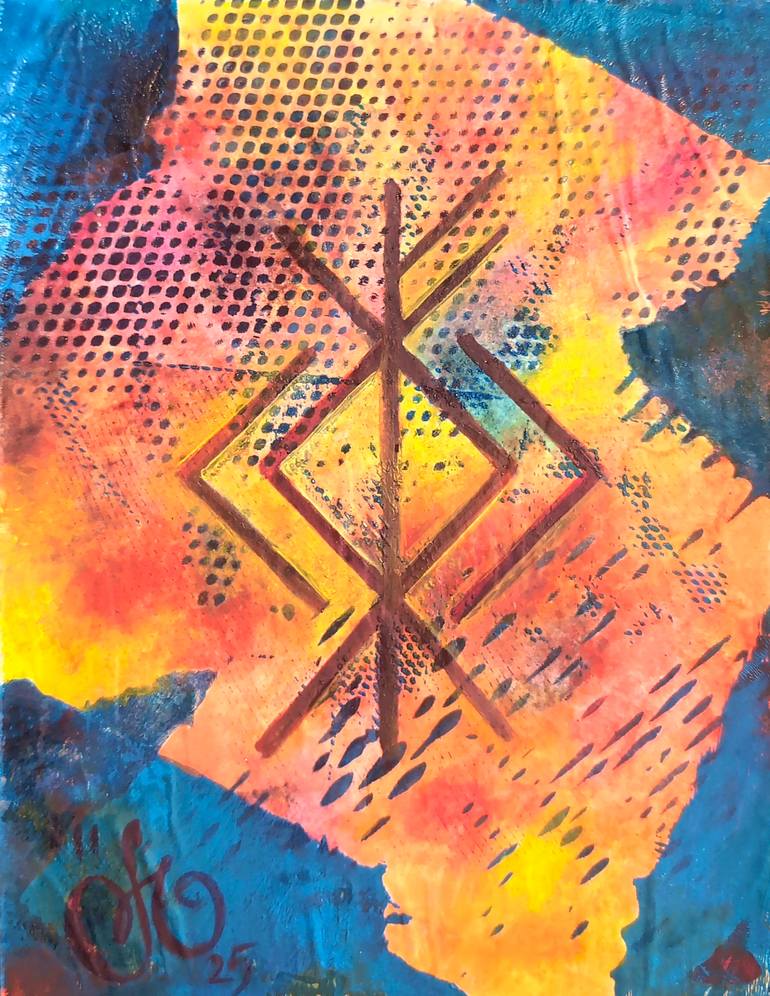 Original Contemporary Abstract Painting by Yulia Zuk