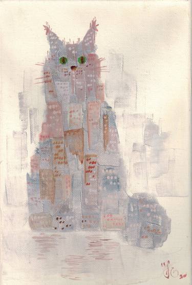 Print of Cats Paintings by Yulia Zuk