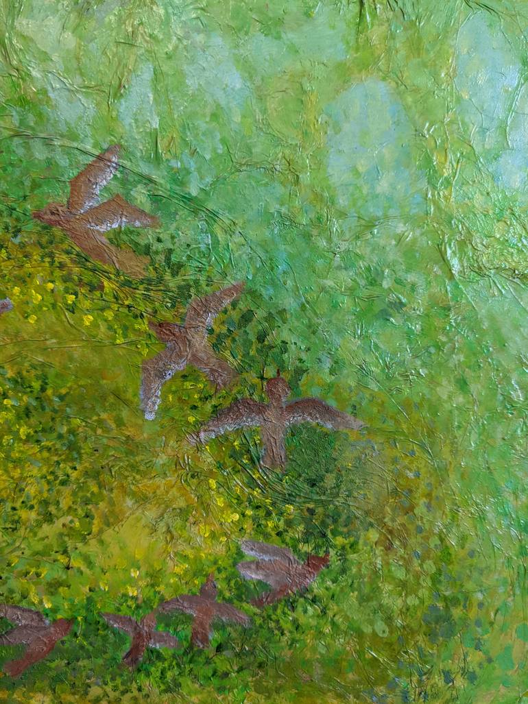 Original Conceptual Landscape Painting by Yulia Zuk