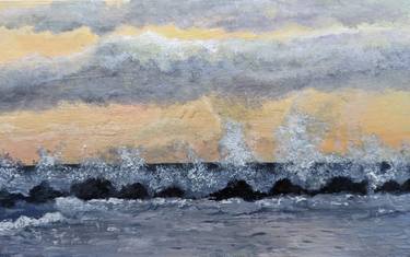 Print of Seascape Paintings by Yulia Zuk