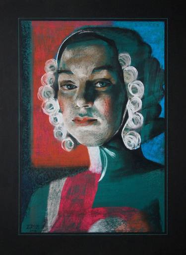 Original Abstract Portrait Paintings by YURIY BORCHUKOV