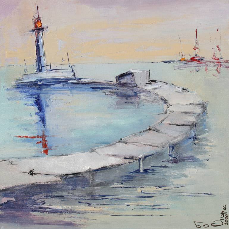 Lighthouse in Odesa, buy Ukraine, Giclee Print