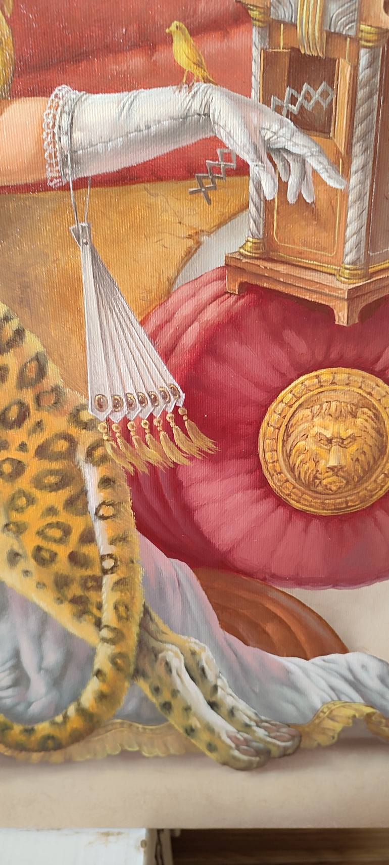 Original Surrealism Fantasy Painting by Valerii Kaplia