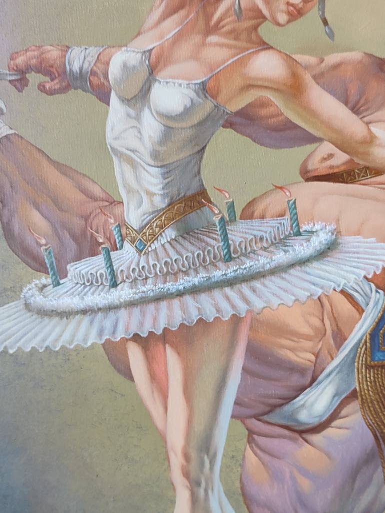 Original Surrealism Fantasy Painting by Valerii Kaplia