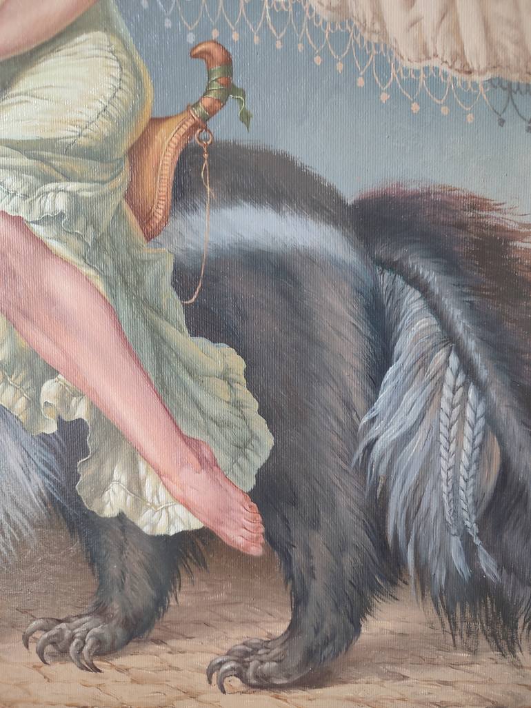 Original Surrealism Fantasy Painting by Valerii Kaplia