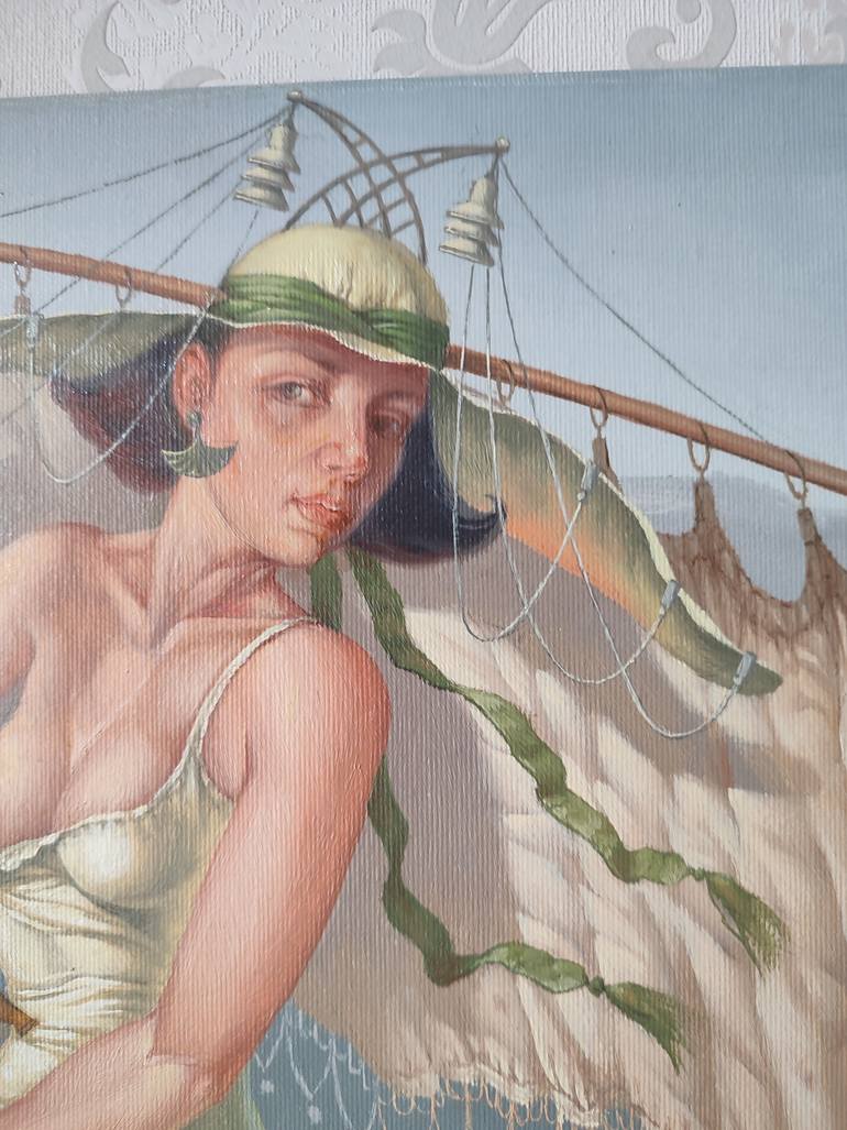 Original Surrealism Fantasy Painting by Valerii Kaplia