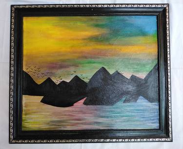 Original Fine Art Seascape Paintings by Hassana Zaki