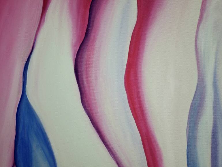 Original Abstract Floral Painting by Olha Matushevska