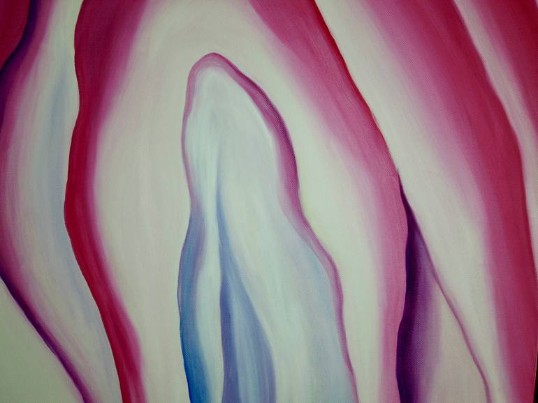 Original Abstract Floral Painting by Olha Matushevska