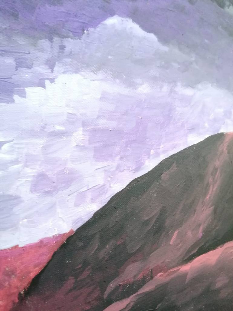 Original Expressionism Nature Painting by Canan Tokoz