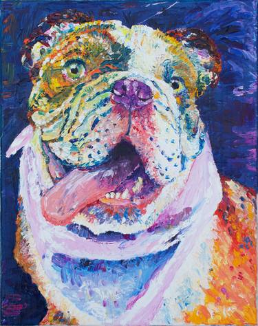 Print of Dogs Paintings by Lindsey Hoffert
