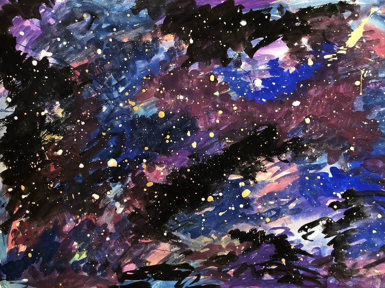 Outer Space Painting by Karina Nikoghos | Saatchi Art