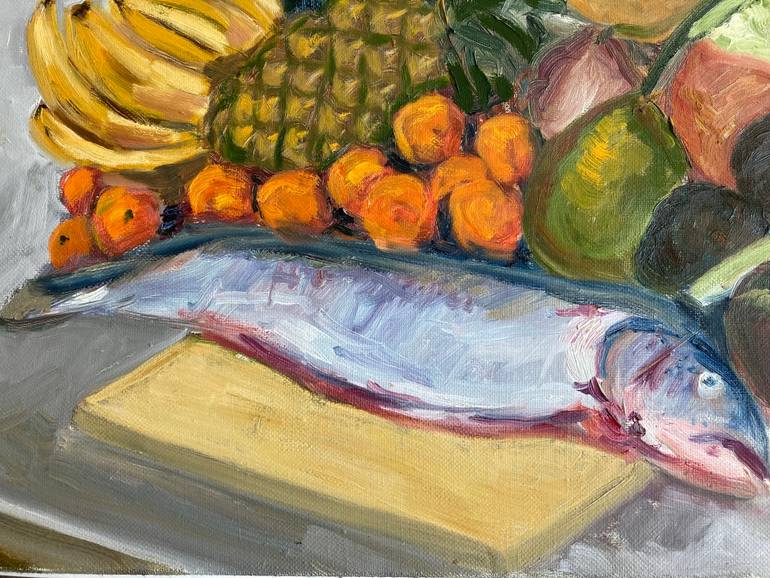 Original Fine Art Cuisine Painting by Artist Dablart