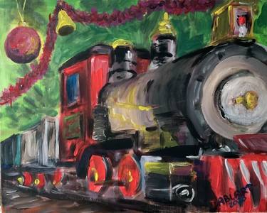 Print of Expressionism Train Paintings by Artist Dablart