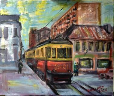 Print of Transportation Paintings by Artist Dablart