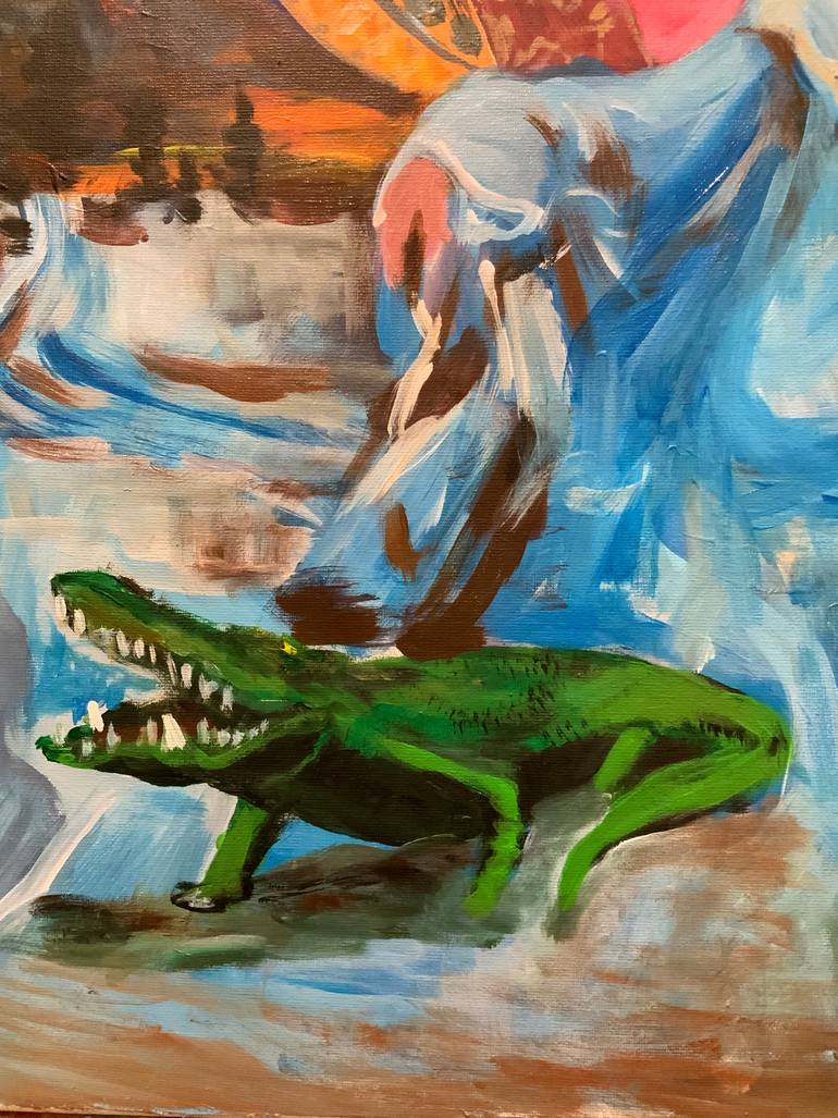 Original Impressionism Pop Culture/Celebrity Painting by Artist Dablart