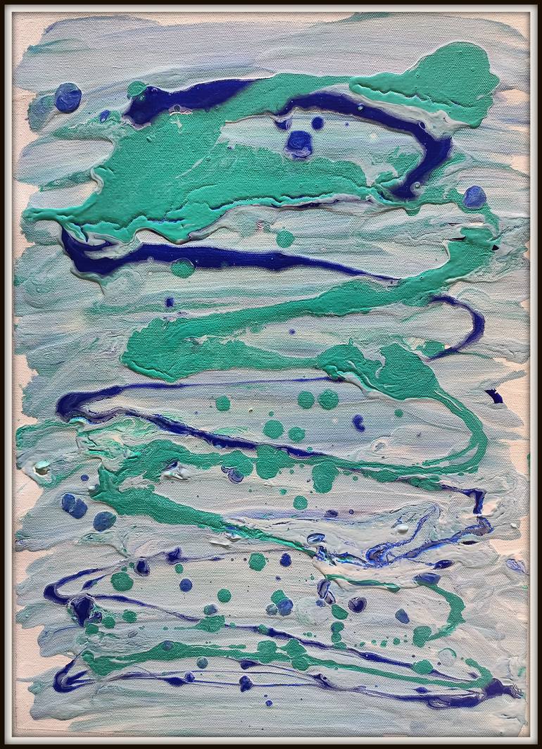 Original Minimalism Abstract Painting by Kanu Priya Mehtani