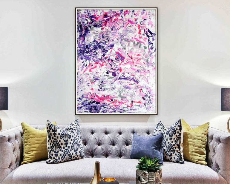 Original Abstract Expressionism Abstract Painting by Kanu Priya Mehtani