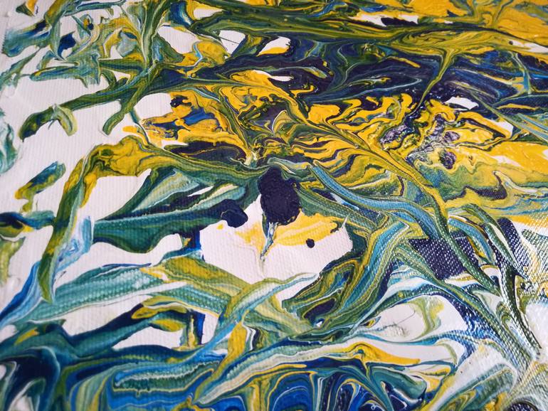 Original Art Deco Abstract Painting by Kanu Priya Mehtani
