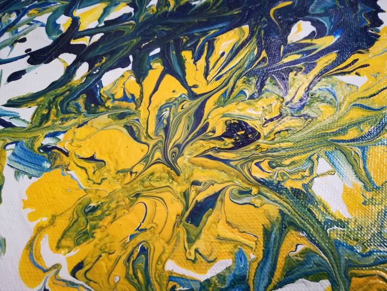 Original Art Deco Abstract Painting by Kanu Priya Mehtani
