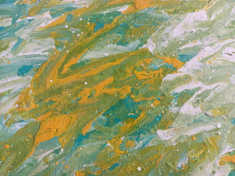 Original Art Deco Abstract Painting by Kanu Priya Mehtani