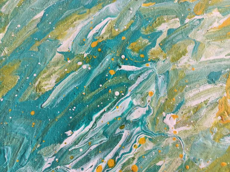 Original Art Deco Abstract Painting by Kanu Priya Mehtani