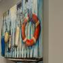 showing side of painting where image continues